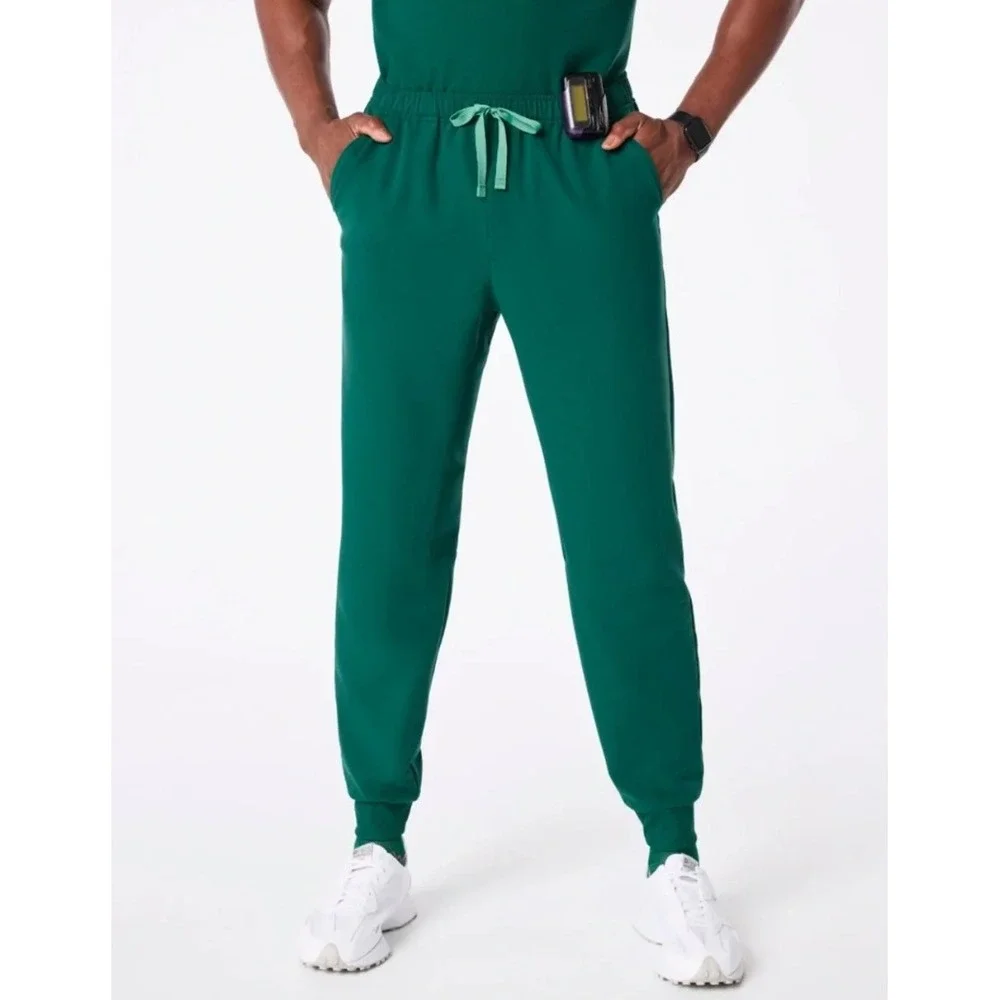 FIGS Tansen Jogger Scrub Pant Men XS/S Green Technical Medical Nurse Doctor